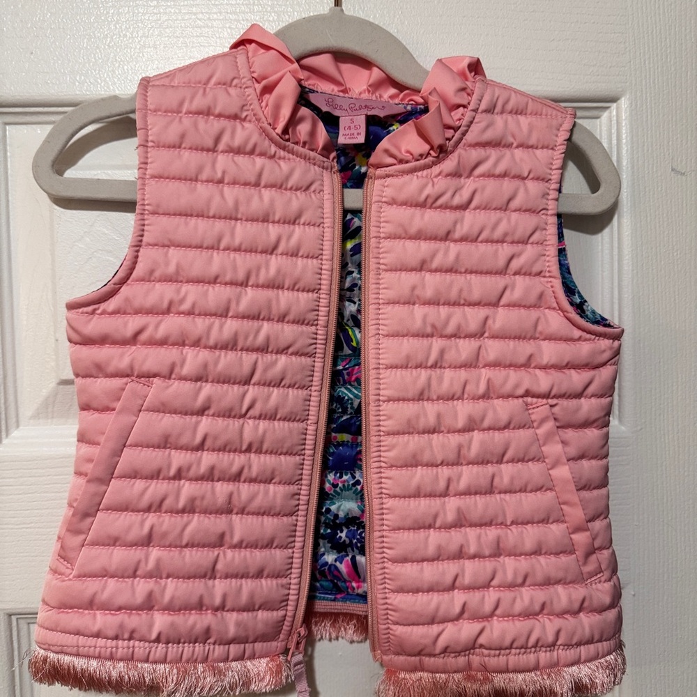Lilly Pulitzer Multicolor Quilted Vest (4/5)